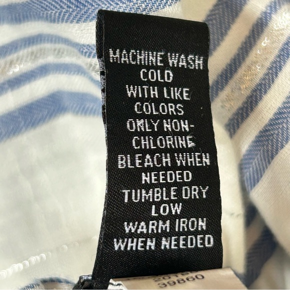 INC International Concepts Striped Off-The-Shoulder Top - Picture 8 of 9